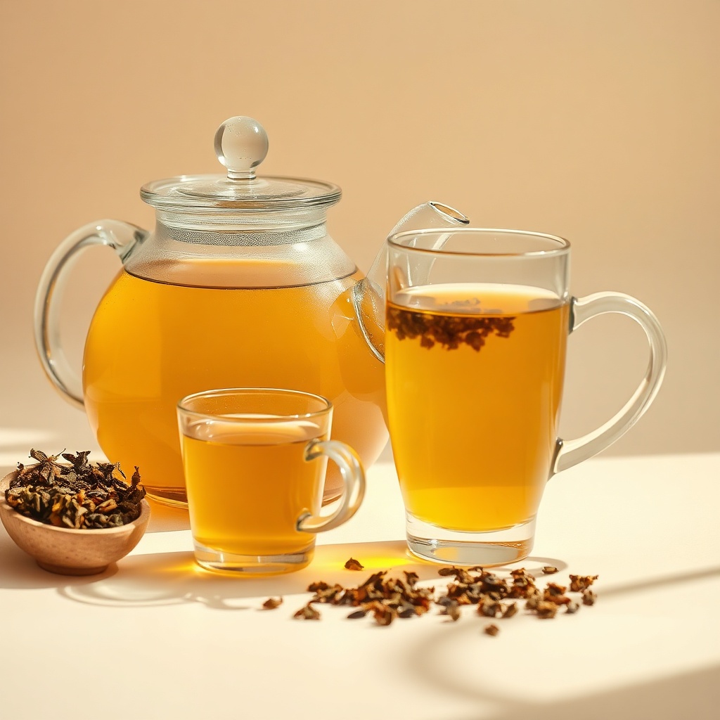 Kit de chás e infusões naturais